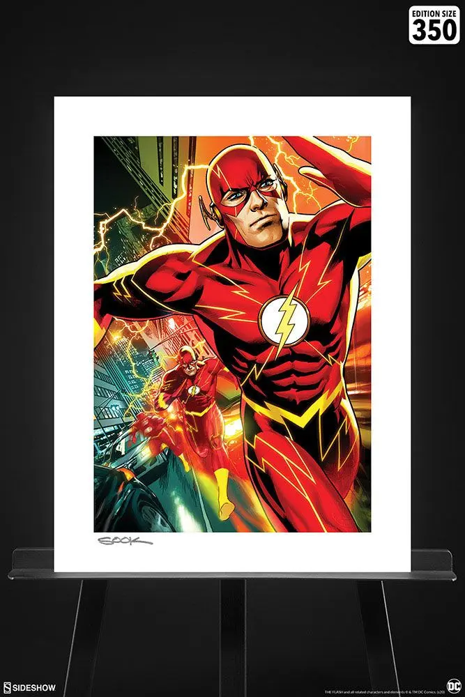 DC Comics Art Print The Flash 46 x 61 cm - unframed product photo