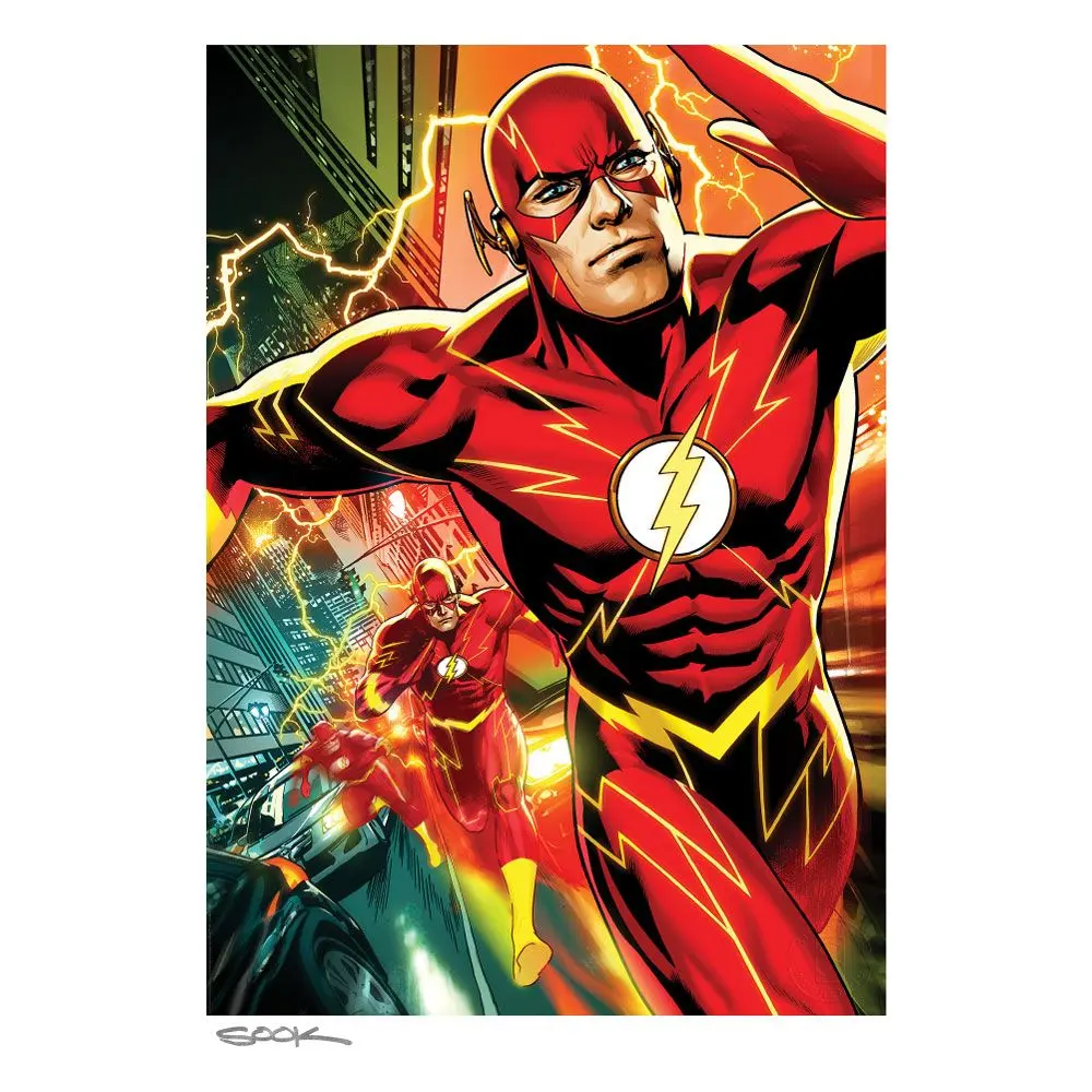 DC Comics Art Print The Flash 46 x 61 cm - unframed product photo
