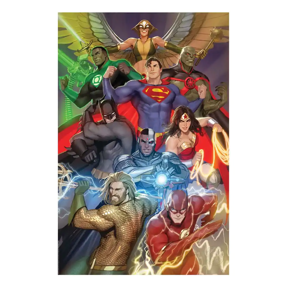 DC Comics Art Print The Justice League 41 x 61 cm - unframed product photo