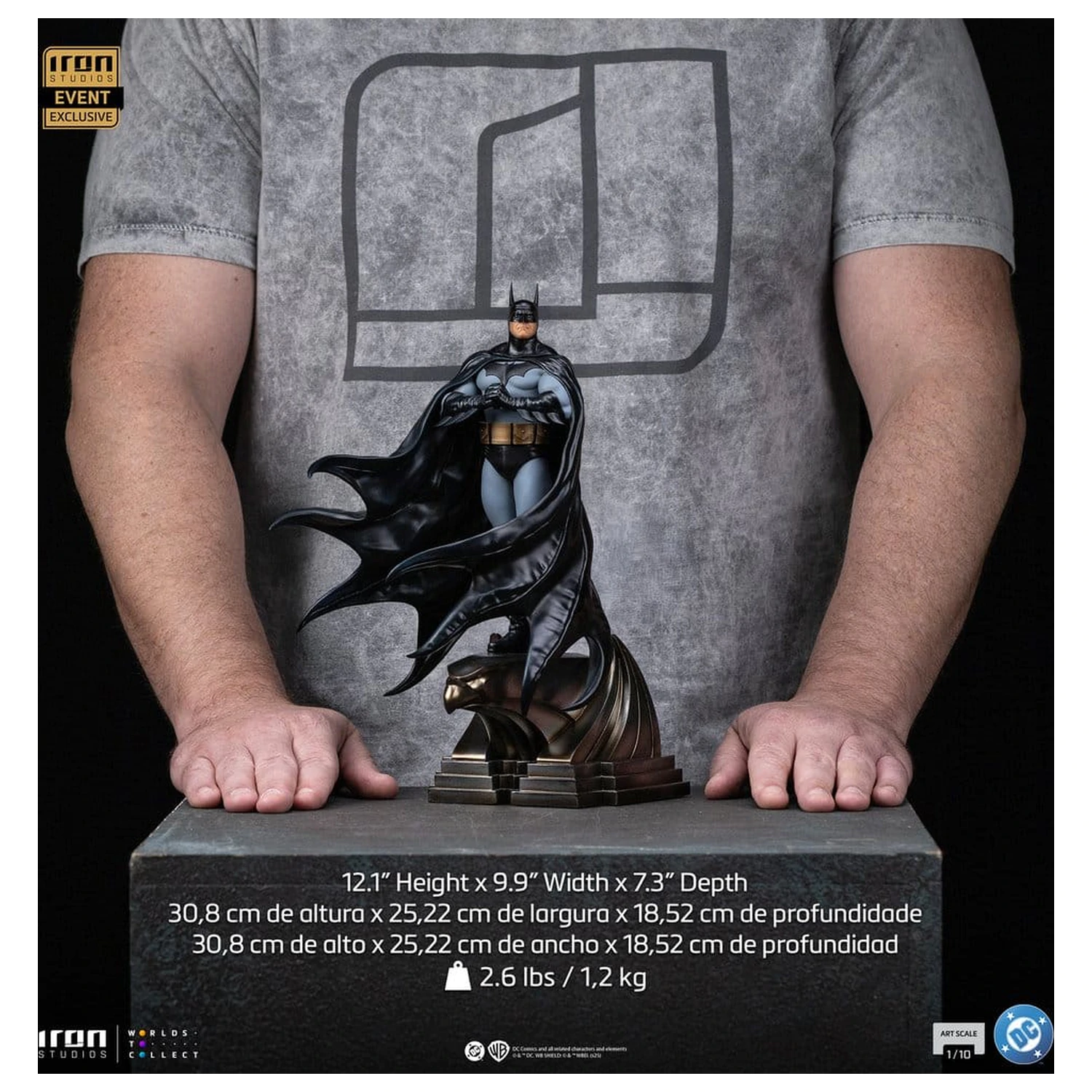 DC Comics Art Scale Statue 1/10 Batman Trinity (CCXP Exclusive 2025) 31 cm product photo