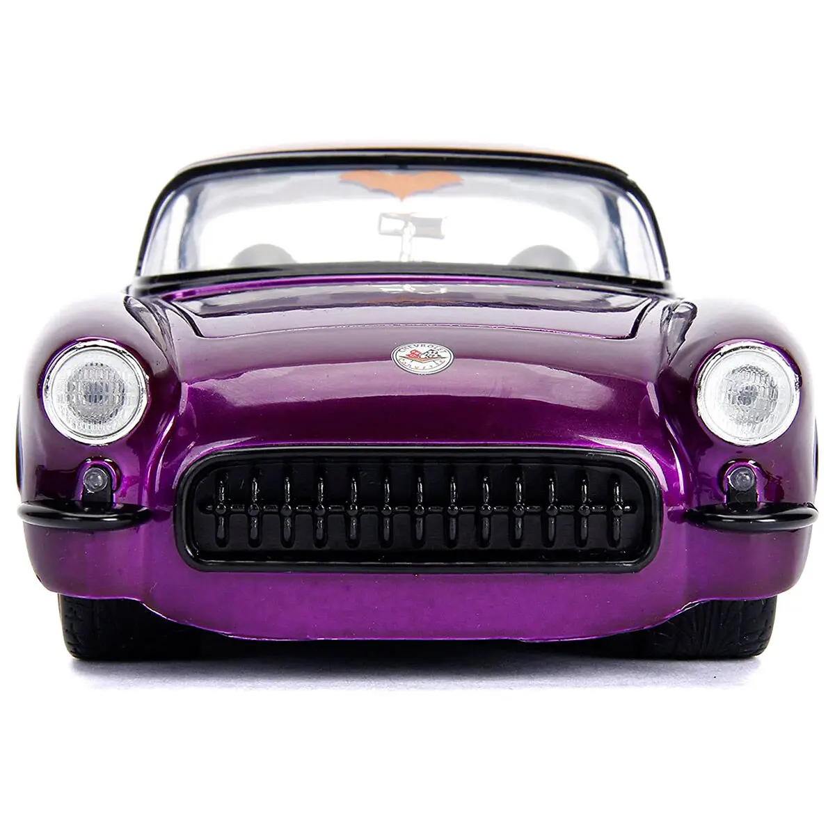 DC Comics Batgirl Chevy Corvette 1957 metal car + figure set product photo