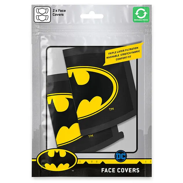 Batman Face Masks 2-Pack Logo product photo