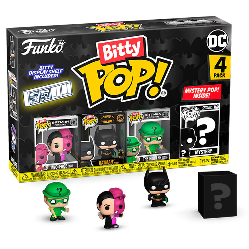 DC Comics Batman 85th Anniversary Bitty Funko POP! Vinyl Figure 4-Pack Two-Face product photo