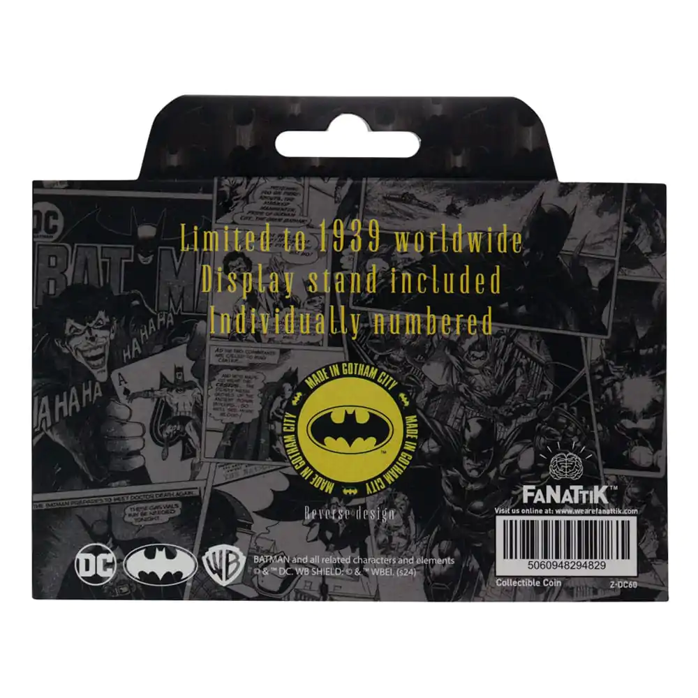 DC Comics Collectable Coin Batman 85th Anniversary Limited Edition product photo