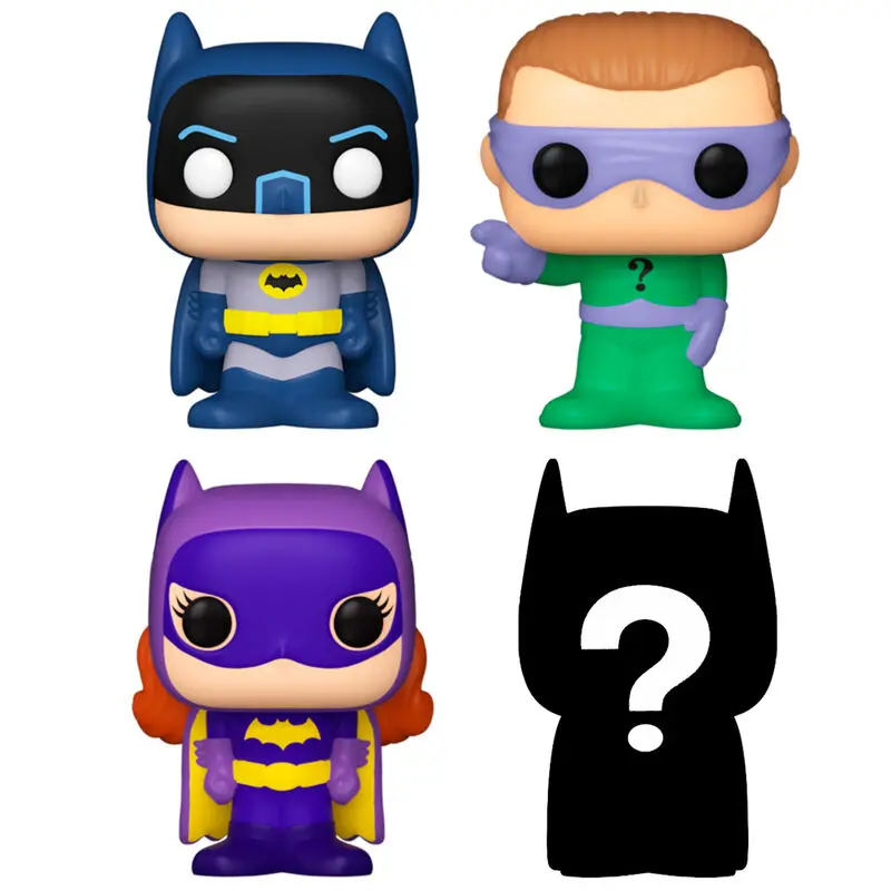 DC Bitty POP! Vinyl Figure 4-Pack Batman Adam West 2,5 cm termékfotó