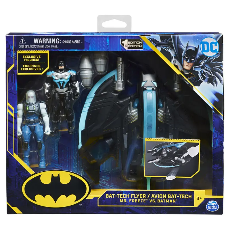 DC Comics Batman and MR Freezee + Batwings figure 10cm product photo