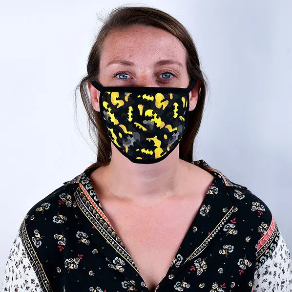 Batman Face Masks 2-Pack Camo Yellow product photo