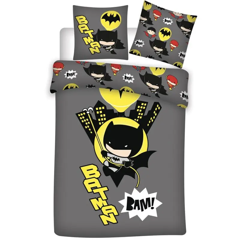 DC Comics Batman Chibi microfibre duvet cover bed 90cm product photo