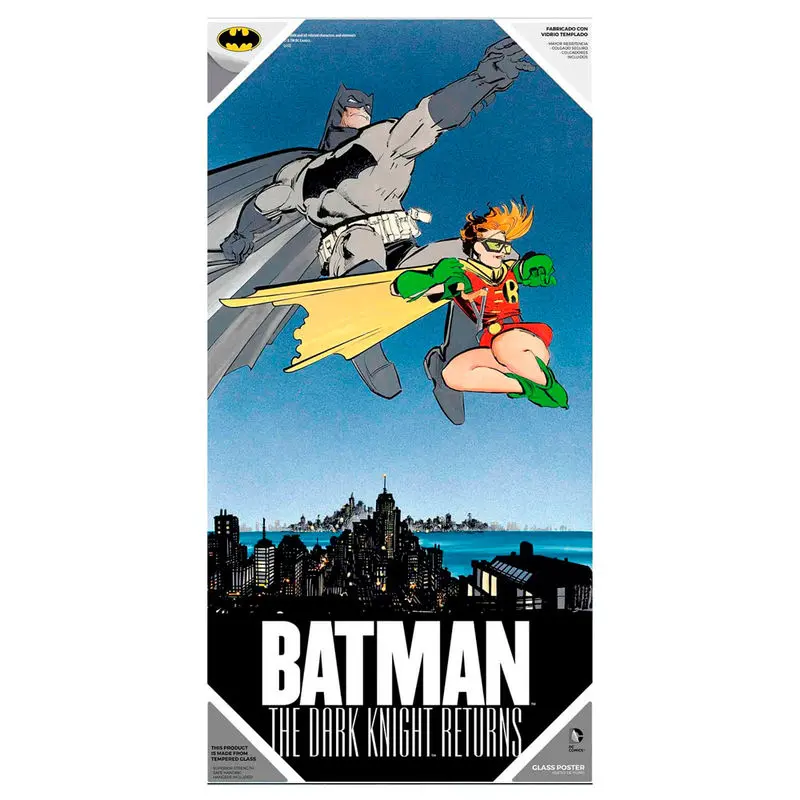 DC Comics Batman and Robin glass poster termékfotó