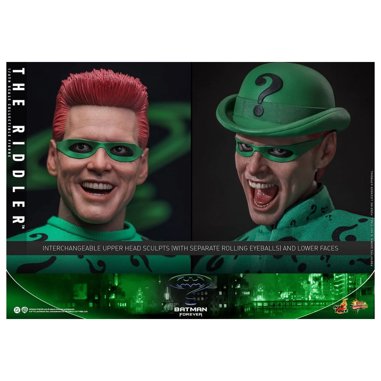 DC Comics Batman Forever Movie Masterpiece Action Figure 1/6 Riddler 31 cm product photo
