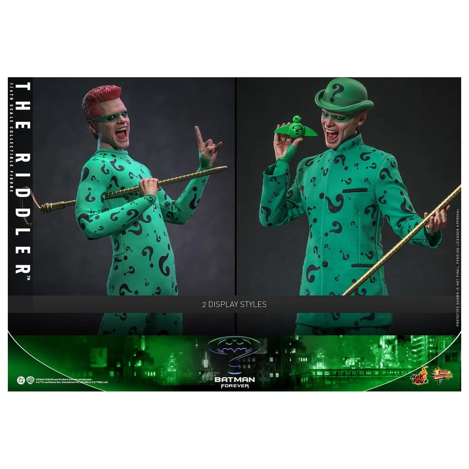 DC Comics Batman Forever Movie Masterpiece Action Figure 1/6 Riddler 31 cm product photo