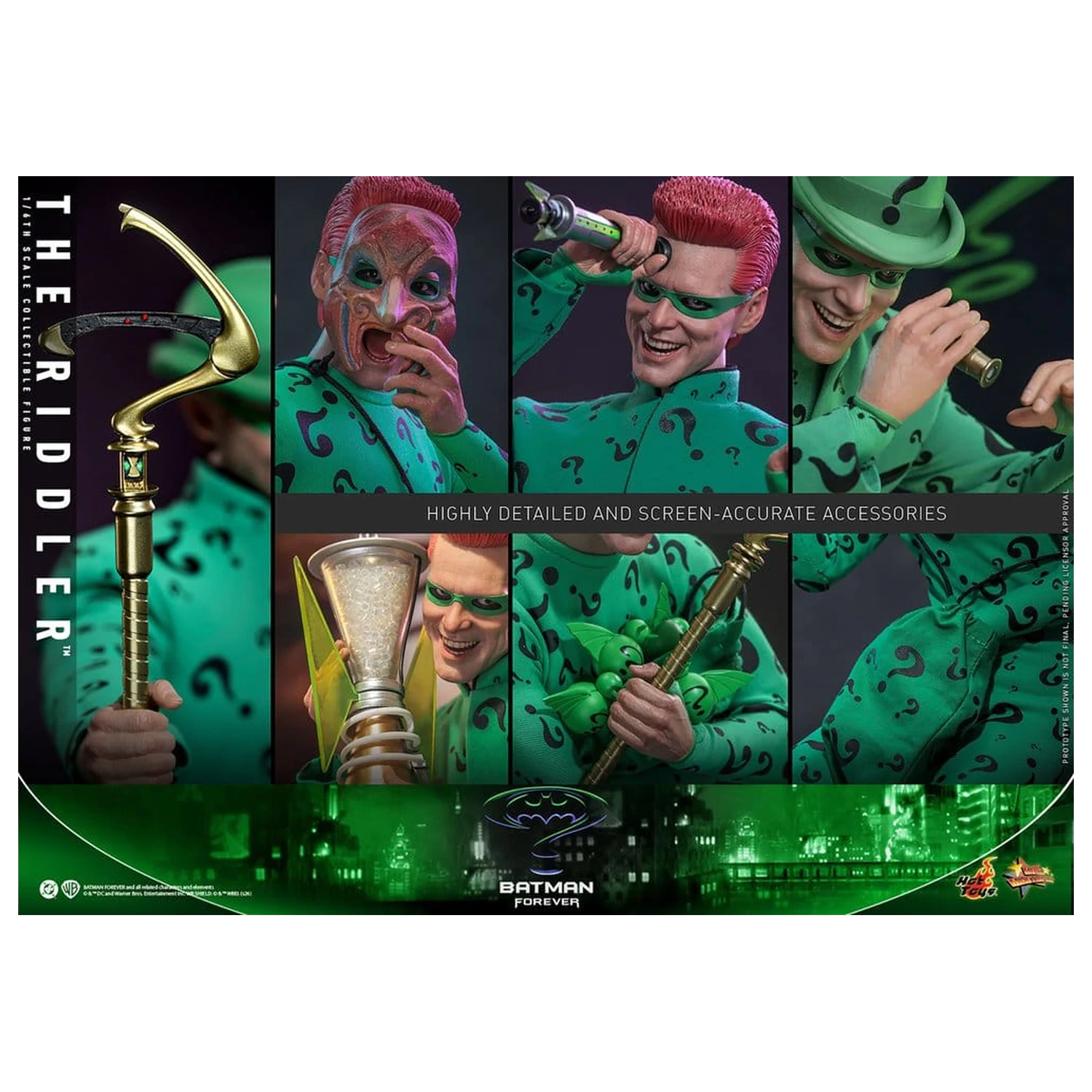 DC Comics Batman Forever Movie Masterpiece Action Figure 1/6 Riddler 31 cm product photo