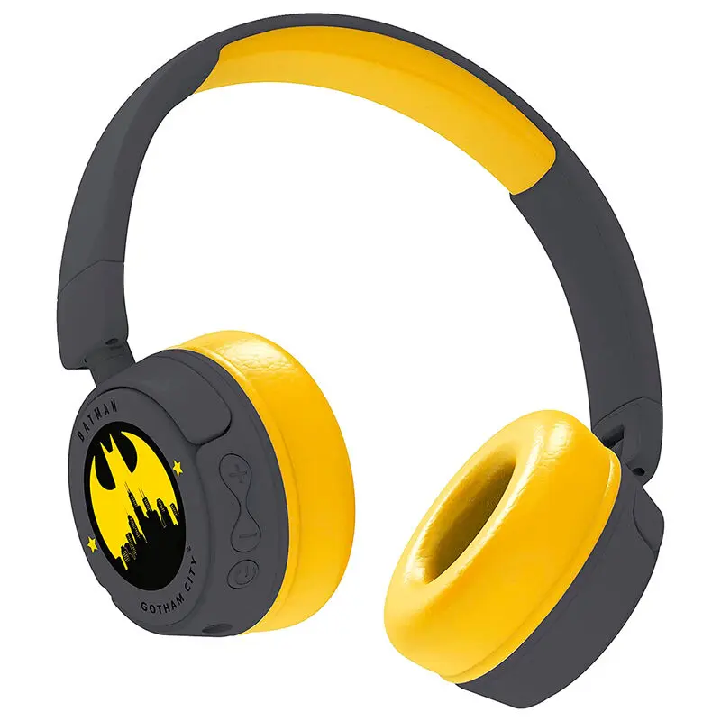 DC Comics Batman Gotham City wireless kids headphones product photo