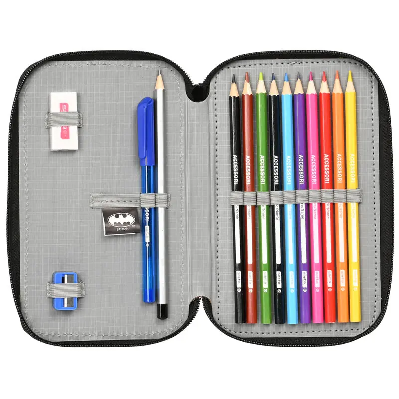 DC Comics Batman Hero double pencil case 28pcs product photo