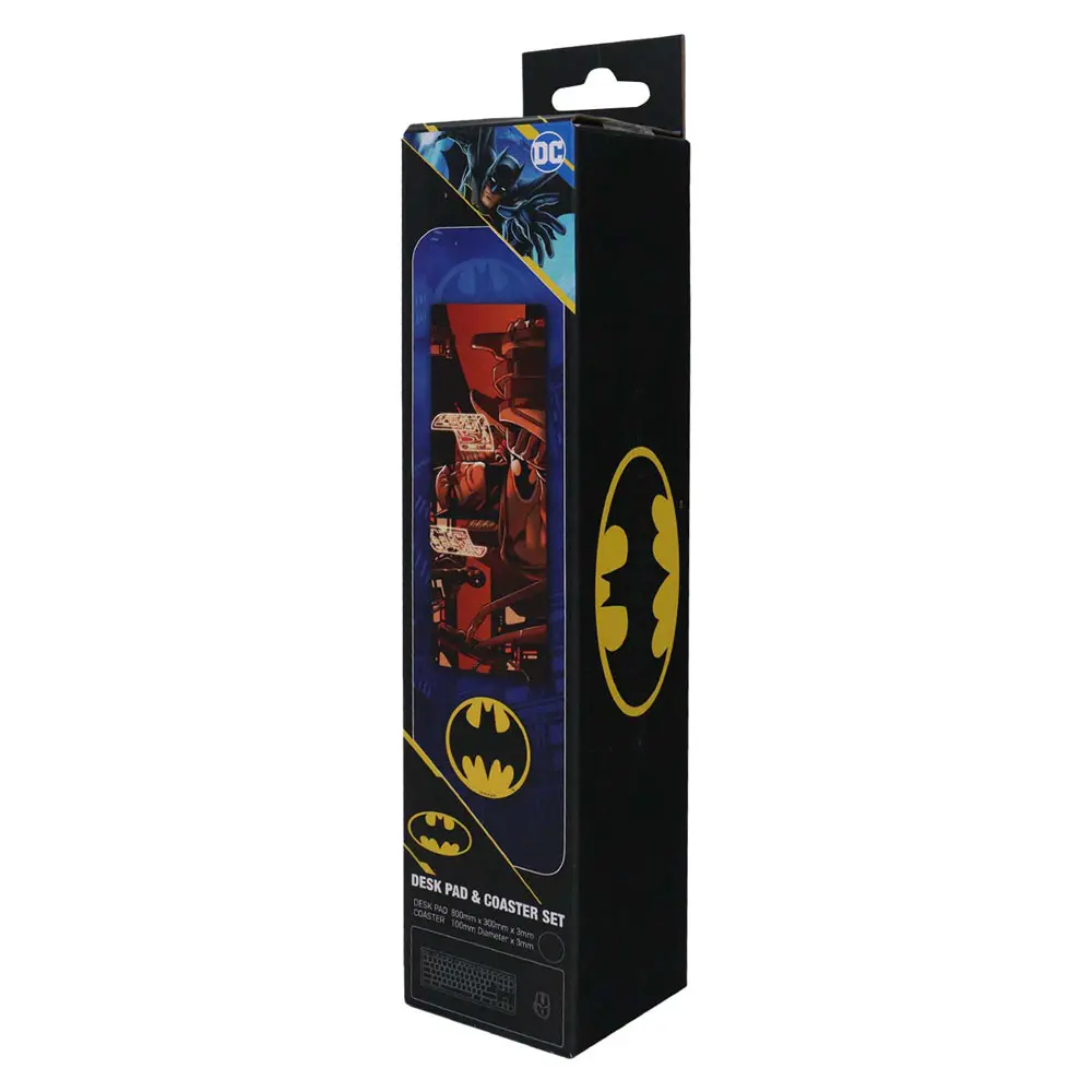 DC Comics Desk Pad & Coaster Set Batman termékfotó