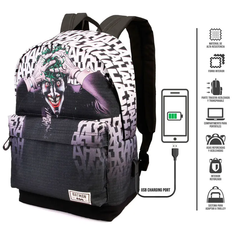 DC Comics Batman Joker adaptable backpack 42cm product photo