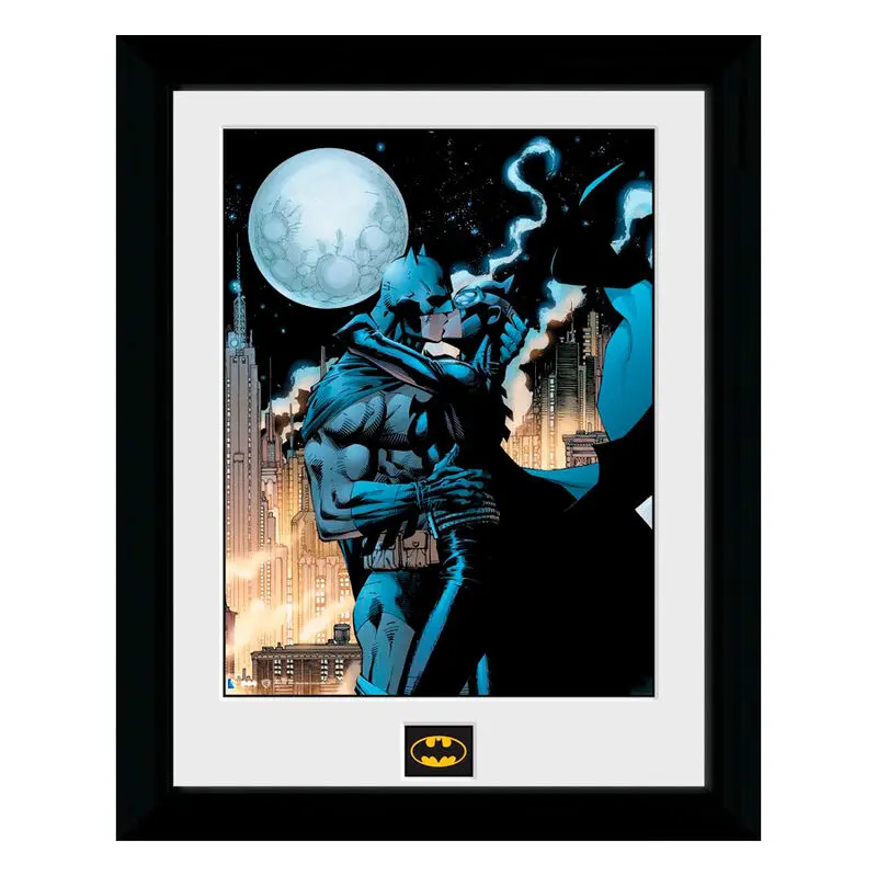 DC Comics Batman Moonlit Kiss Framed Photo product photo
