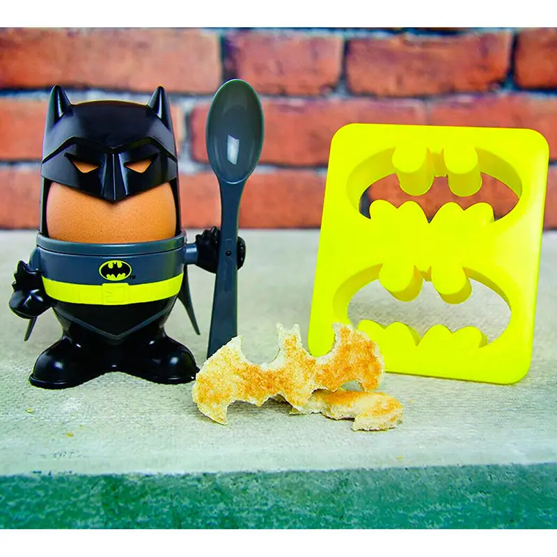 DC Comics Batman egg cup and toast cutter product photo
