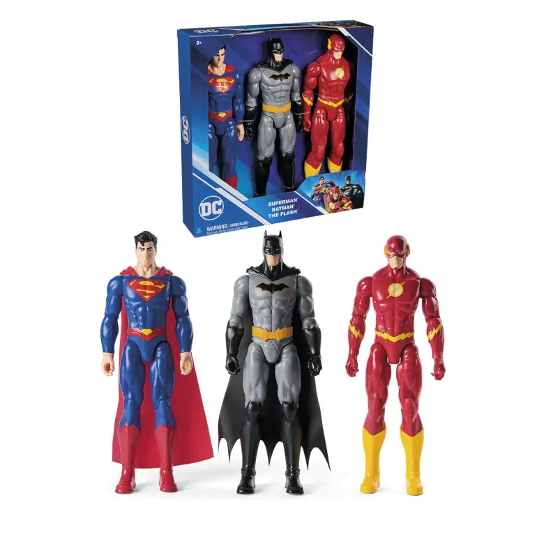 DC Comics Batman Superman Flash blister 3 figures 30cm product photo