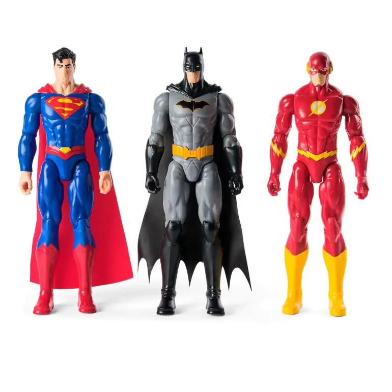 DC Comics Batman Superman Flash blister 3 figures 30cm product photo