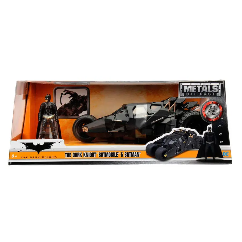 DC Comics Diecast Model 1/24 Batman The Dark Knight Batmobile product photo