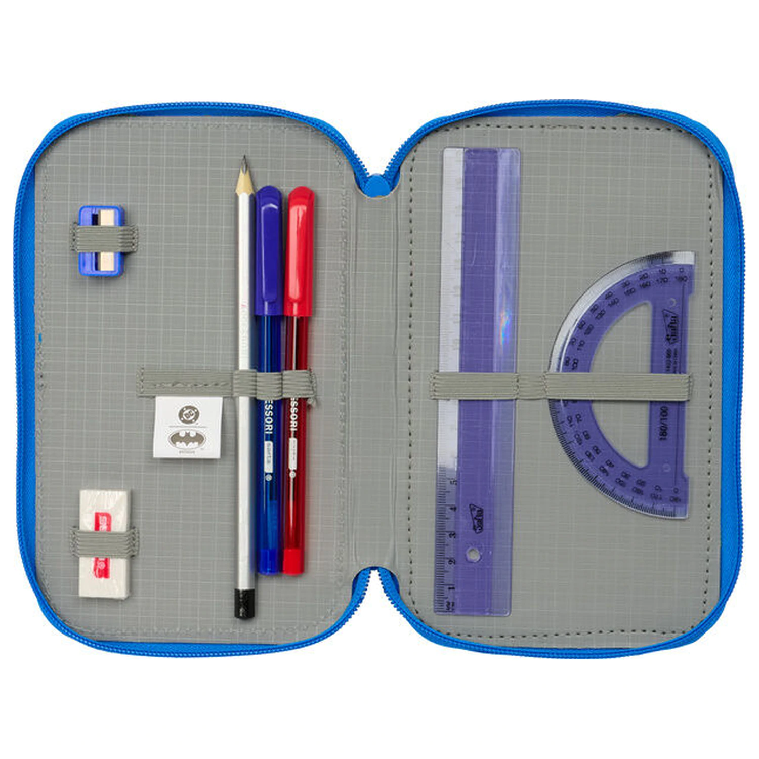 DC Comics Batman triple pencil case 37pcs product photo