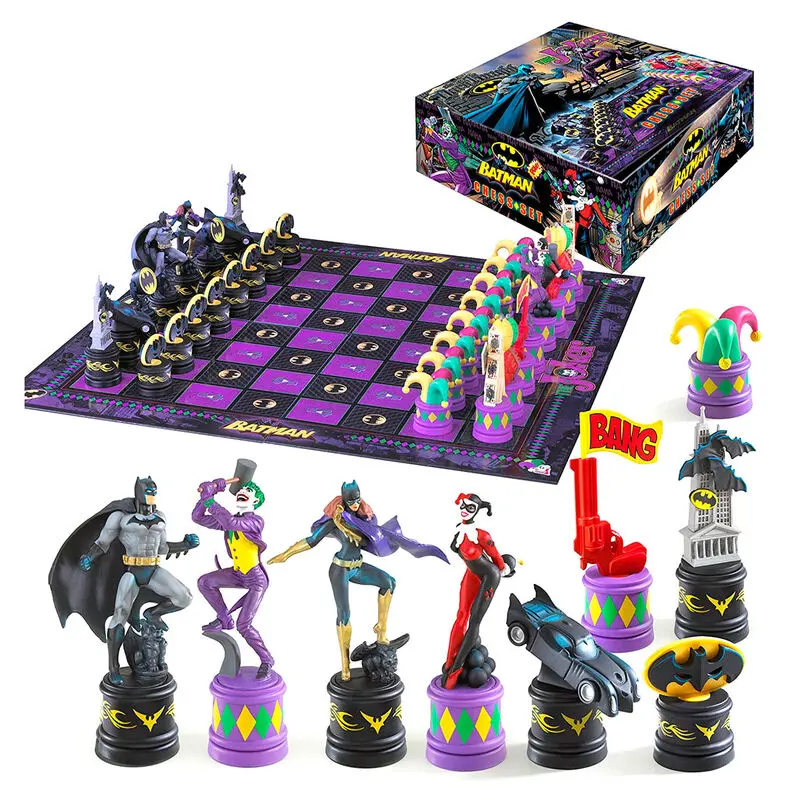 DC Comics Batman vs Joker chess product photo