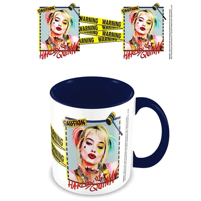 Birds Of Prey Coloured Inner Mug Harley Quinn Warning product photo