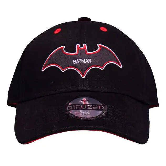 Batman Curved Bill Cap Black &amp; Red product photo