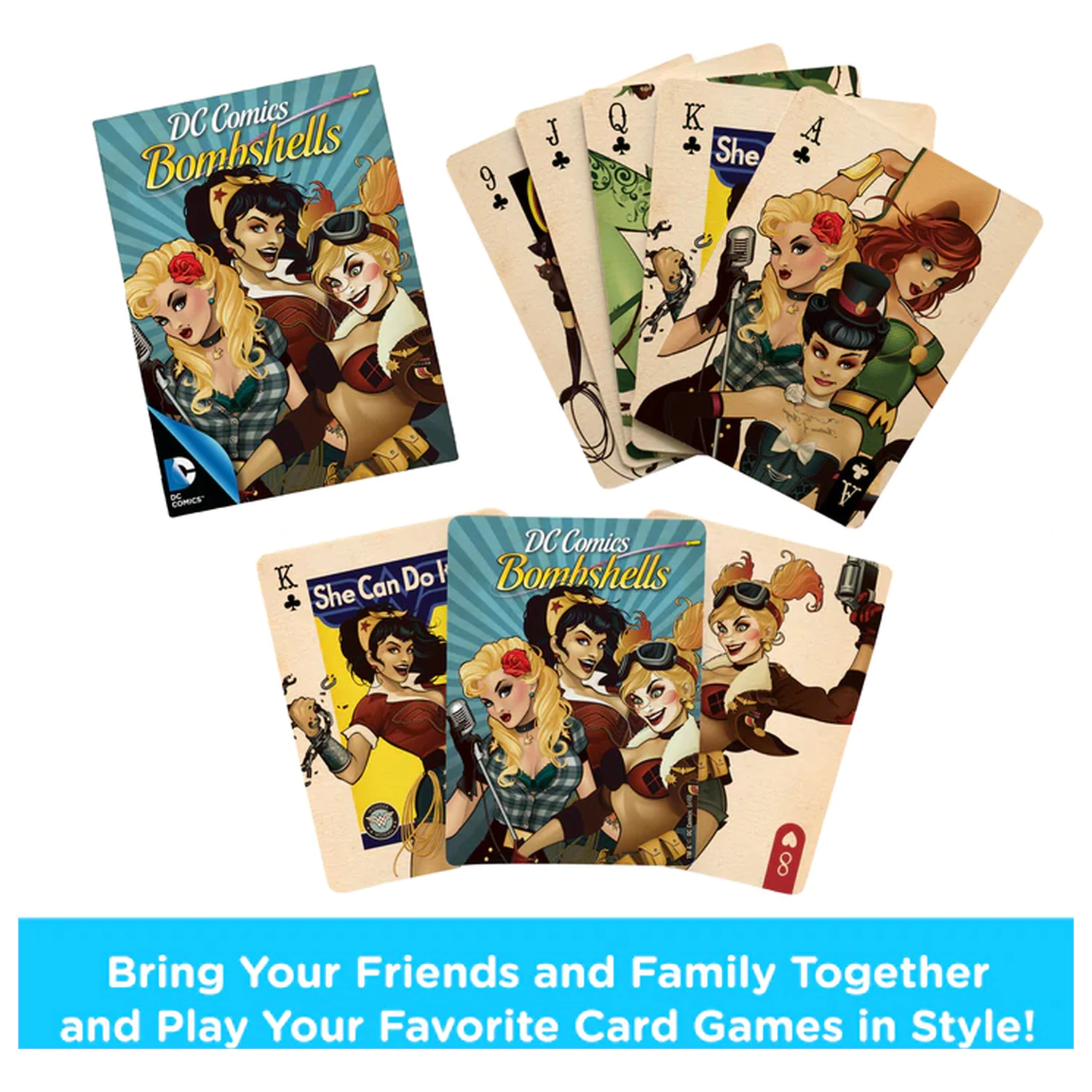 DC Comics Bombshells Playing Cards product photo