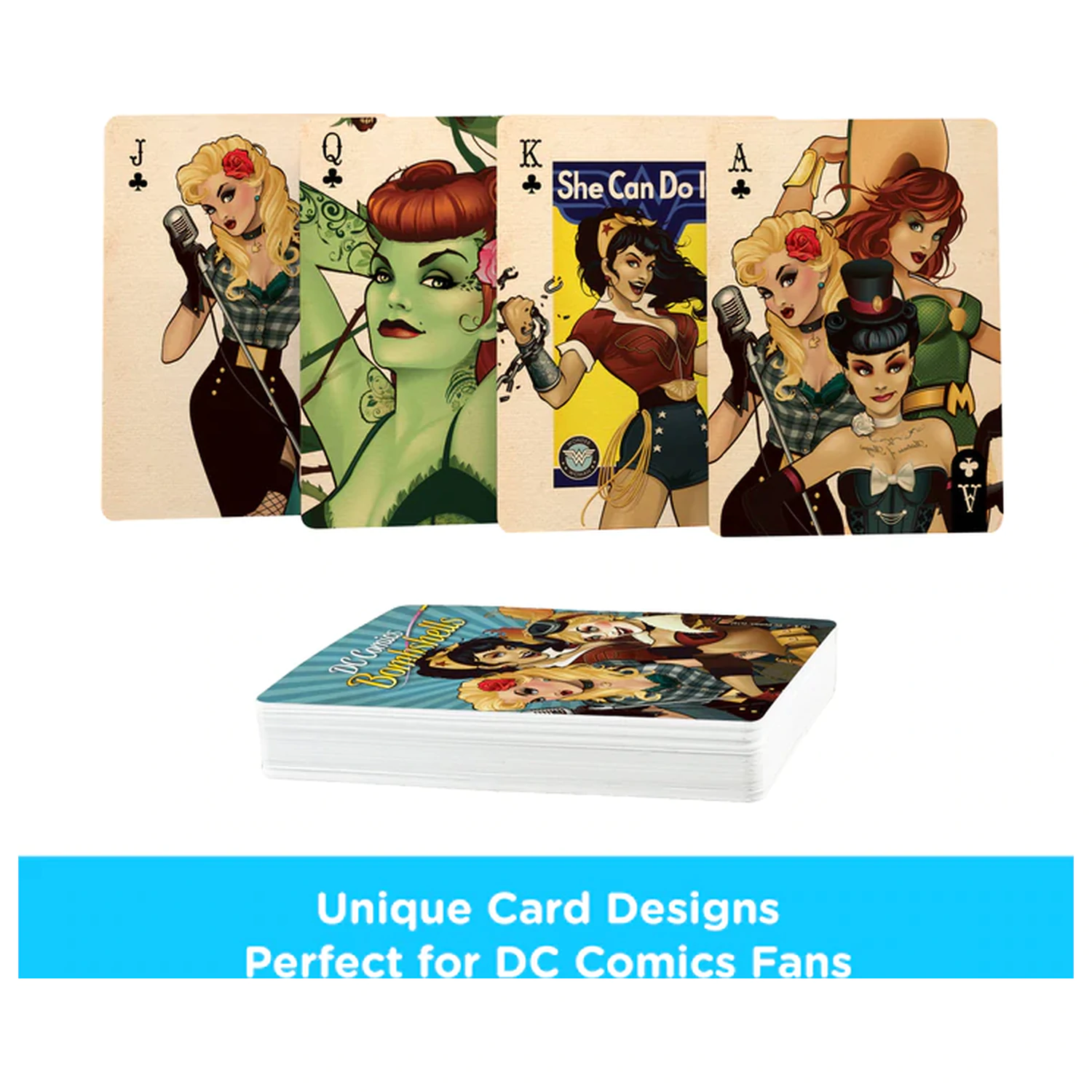 DC Comics Bombshells Playing Cards product photo