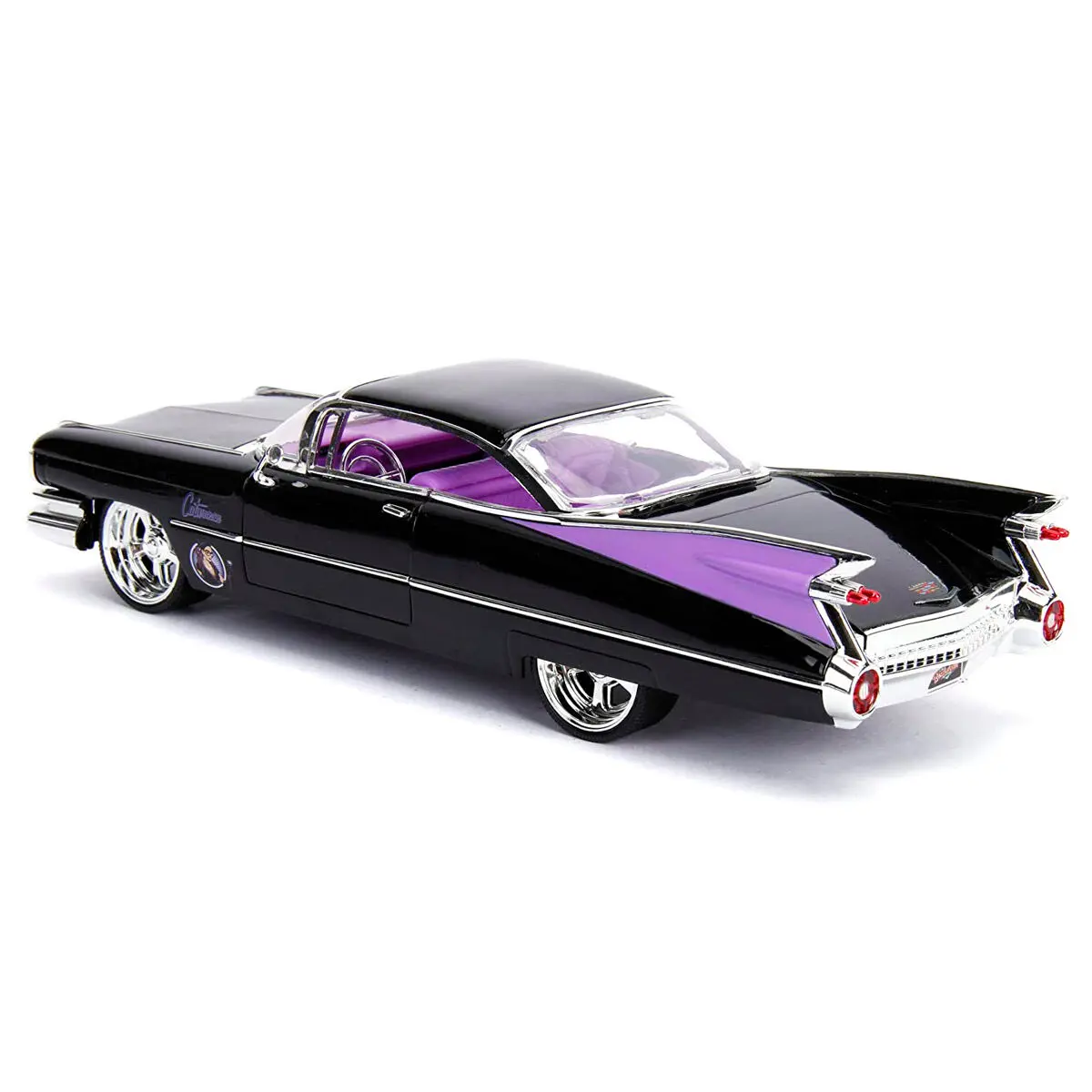 DC Comics Catwoman Cadillac Coupe Deville 1959 metal car + figure set product photo