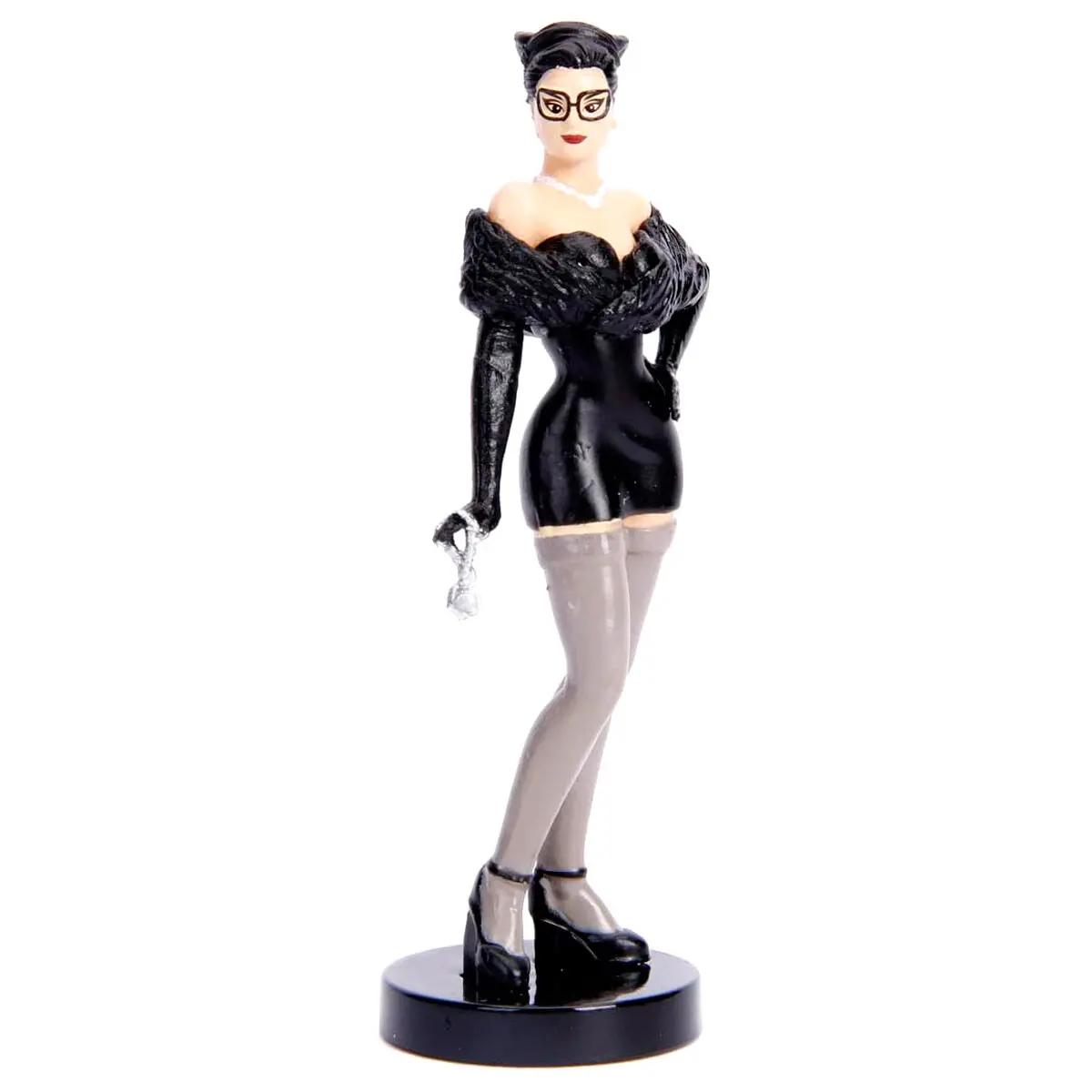 DC Comics Catwoman Cadillac Coupe Deville 1959 metal car + figure set product photo