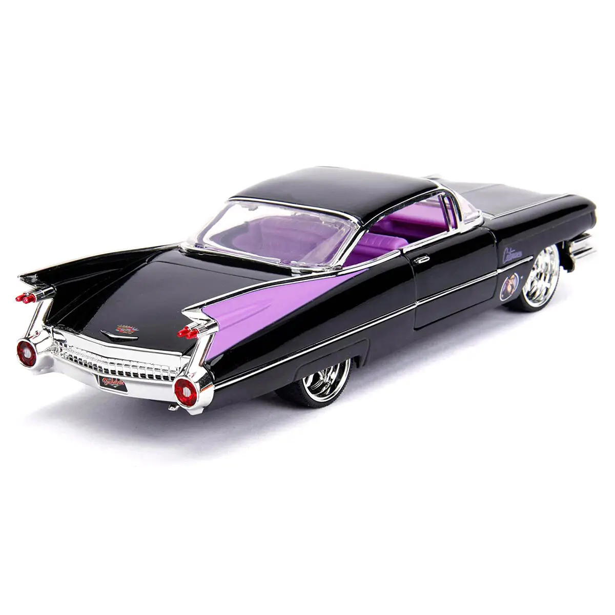 DC Comics Catwoman Cadillac Coupe Deville 1959 metal car + figure set product photo