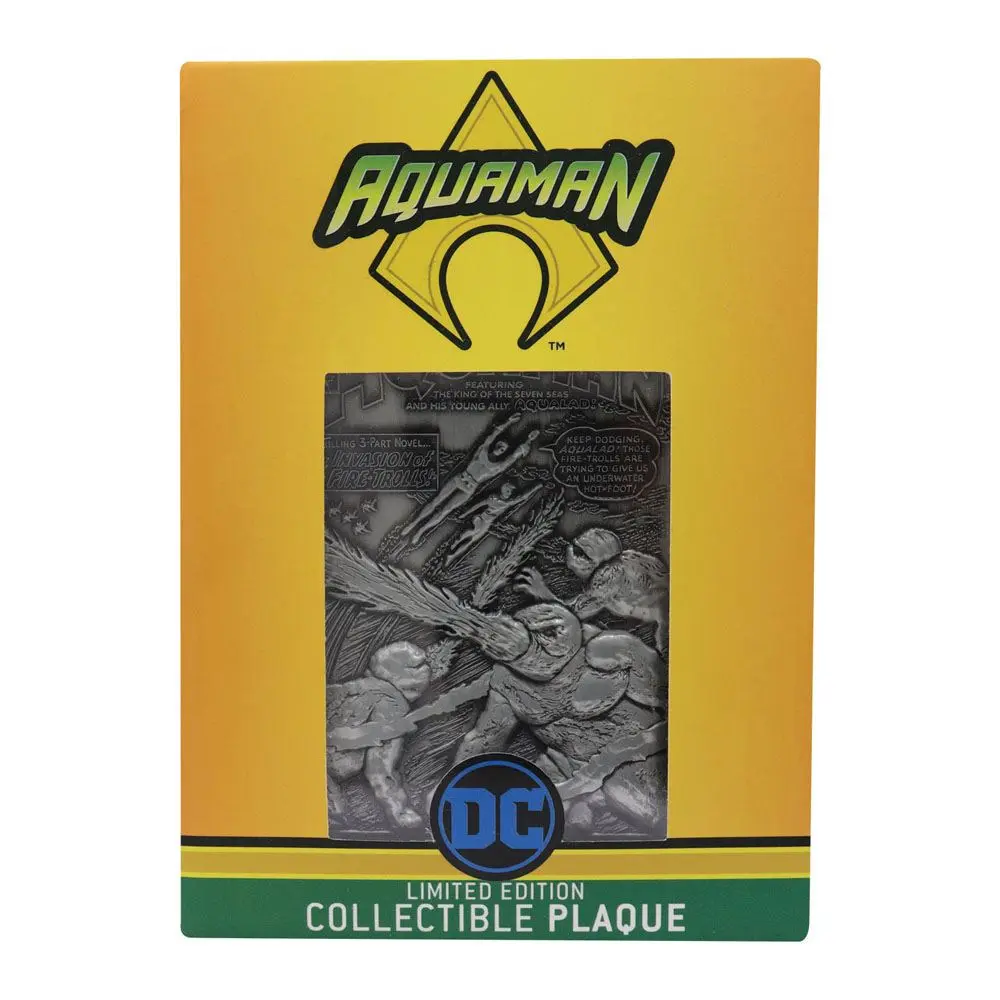 DC Comics Collectible Plaque Aquaman Limited Edition product photo