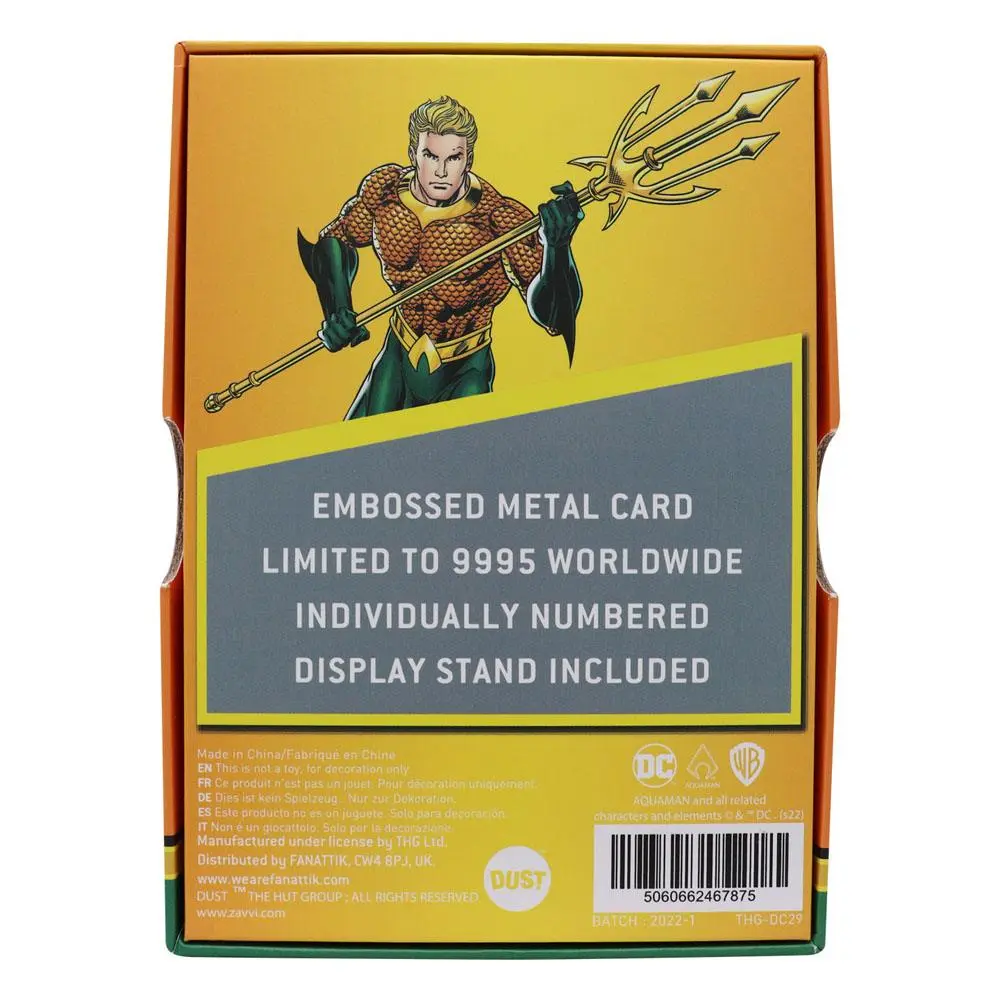 DC Comics Collectible Plaque Aquaman Limited Edition product photo