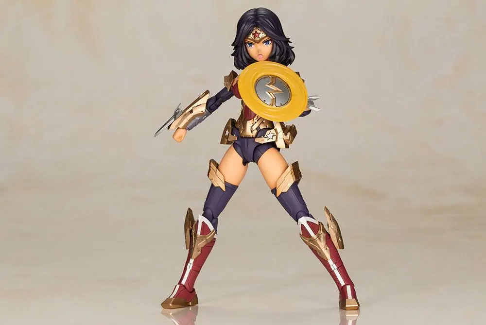 DC Comics Cross Frame Girl Plastic Model Kit Wonder Woman Fumikane Shimada Ver. 16 cm product photo