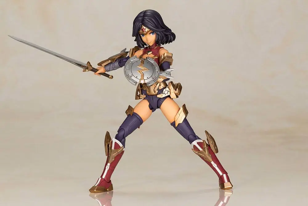 DC Comics Cross Frame Girl Plastic Model Kit Wonder Woman Fumikane Shimada Ver. 16 cm product photo