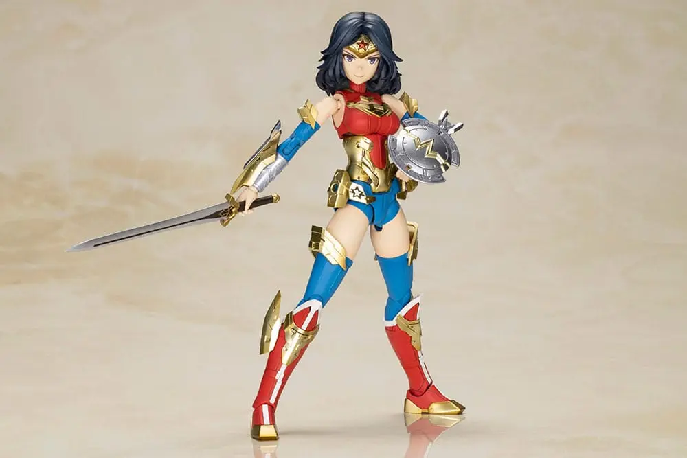 DC Comics Cross Frame Girl Plastic Model Kit Wonder Woman Humikane Shimada Ver. 16 cm product photo