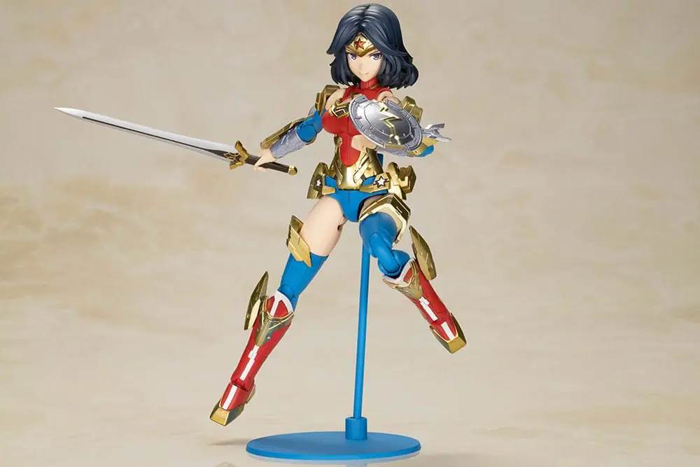 DC Comics Cross Frame Girl Plastic Model Kit Wonder Woman Humikane Shimada Ver. 16 cm product photo