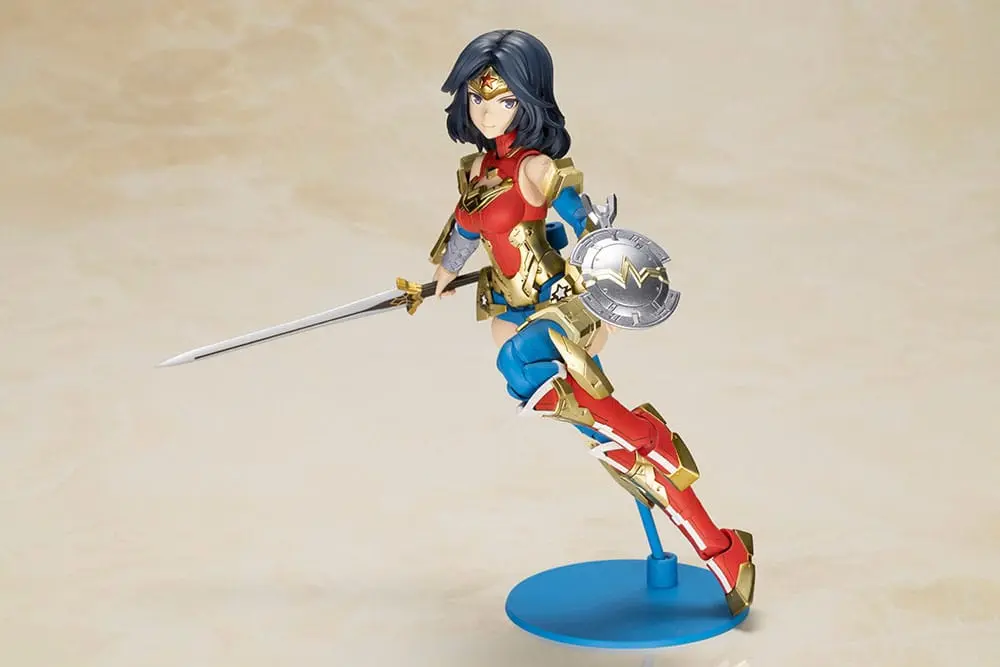 DC Comics Cross Frame Girl Plastic Model Kit Wonder Woman Humikane Shimada Ver. 16 cm product photo