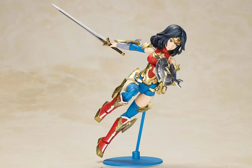 DC Comics Cross Frame Girl Plastic Model Kit Wonder Woman Humikane Shimada Ver. 16 cm product photo