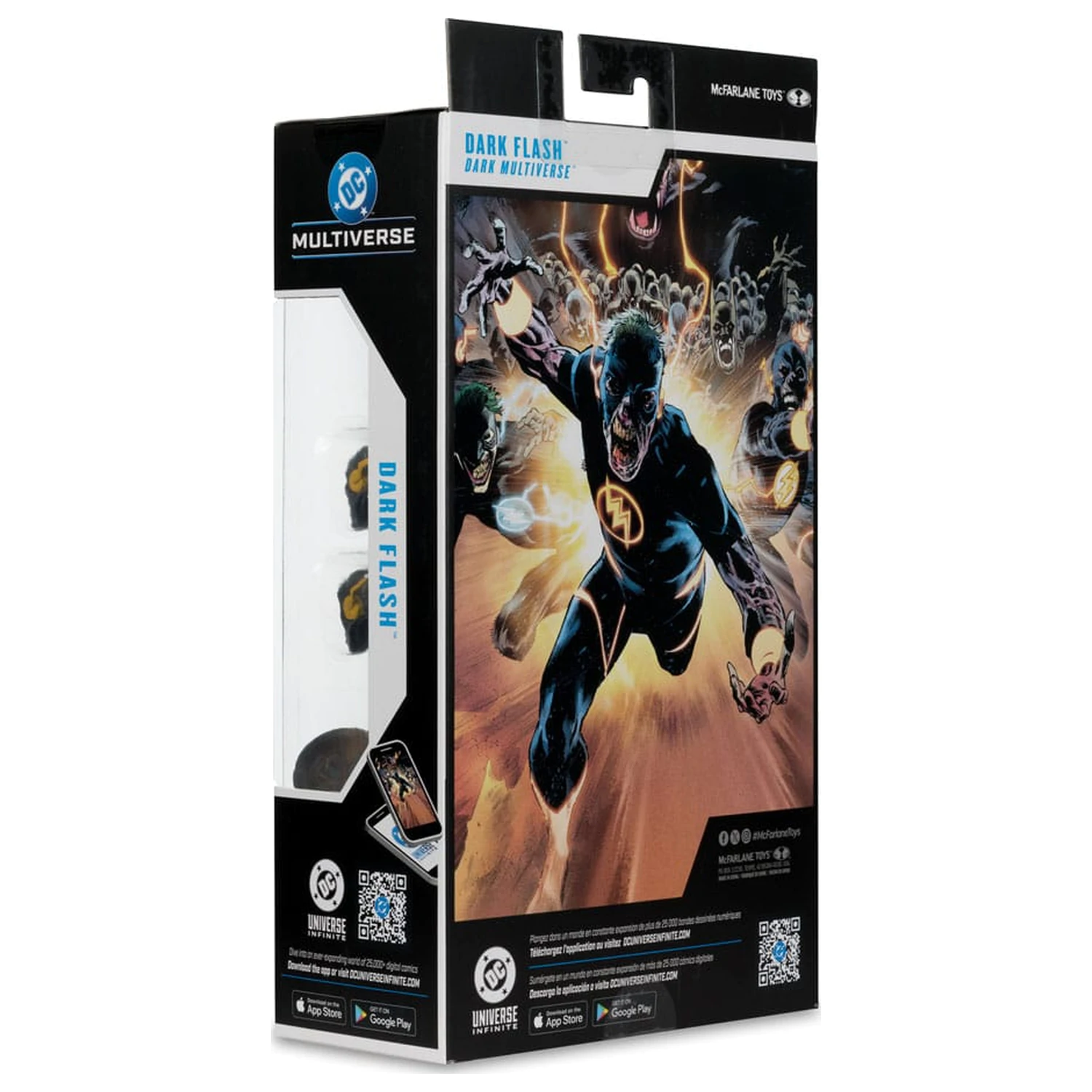 DC Comics DC Multiverse Action Figure Dark Flash (Dark Mulitverse) (Red Platinum Edition) 18 cm product photo