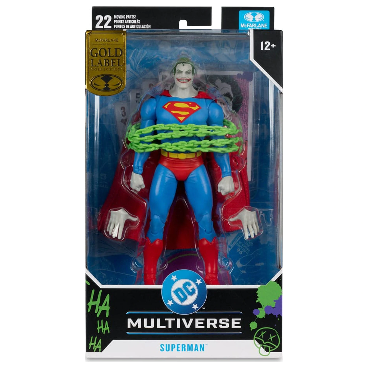 DC Comics DC Multiverse Action Figure Superman (Superman #9) (Jokerized) (Gold Label) 18 cm product photo