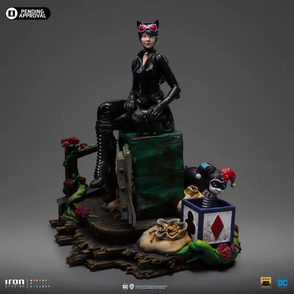 DC Comics Deluxe Art Scale Statue 1/10 Catwoman (Gotham City Sirens) 21 cm termékfotó