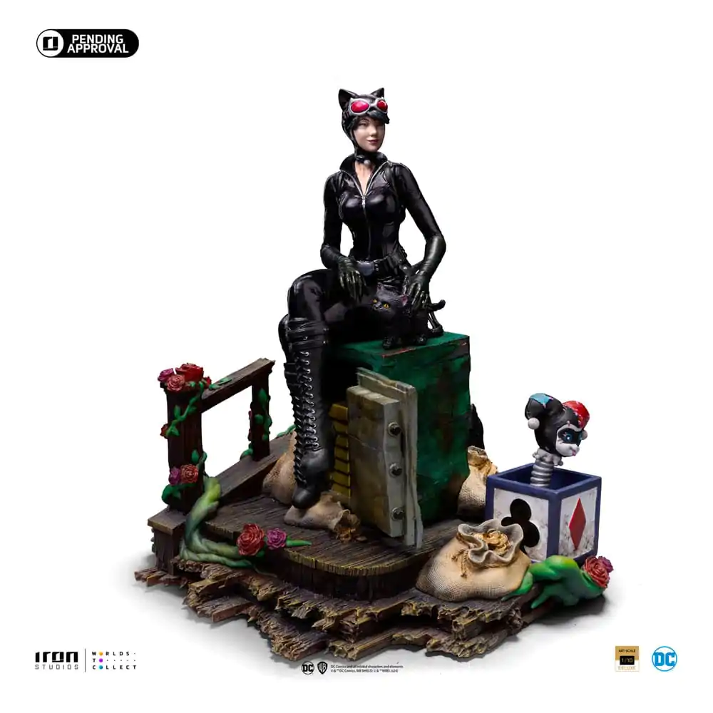 DC Comics Deluxe Art Scale Statue 1/10 Catwoman (Gotham City Sirens) 21 cm termékfotó