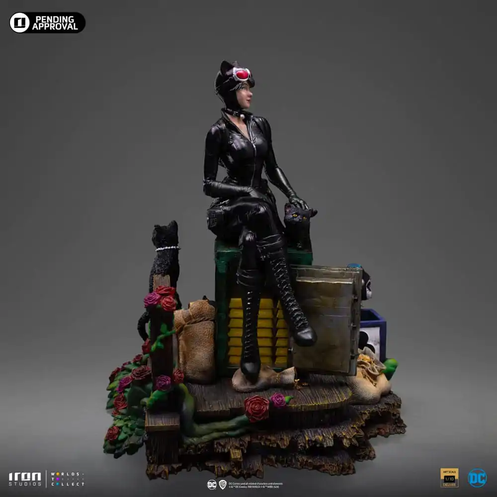 DC Comics Deluxe Art Scale Statue 1/10 Catwoman (Gotham City Sirens) 21 cm termékfotó