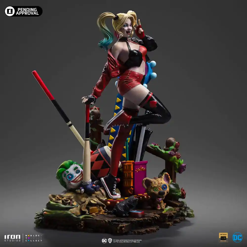 DC Comics Deluxe Art Scale Statue 1/10 Harley Quinn (Gotham City Sirens) 22 cm termékfotó