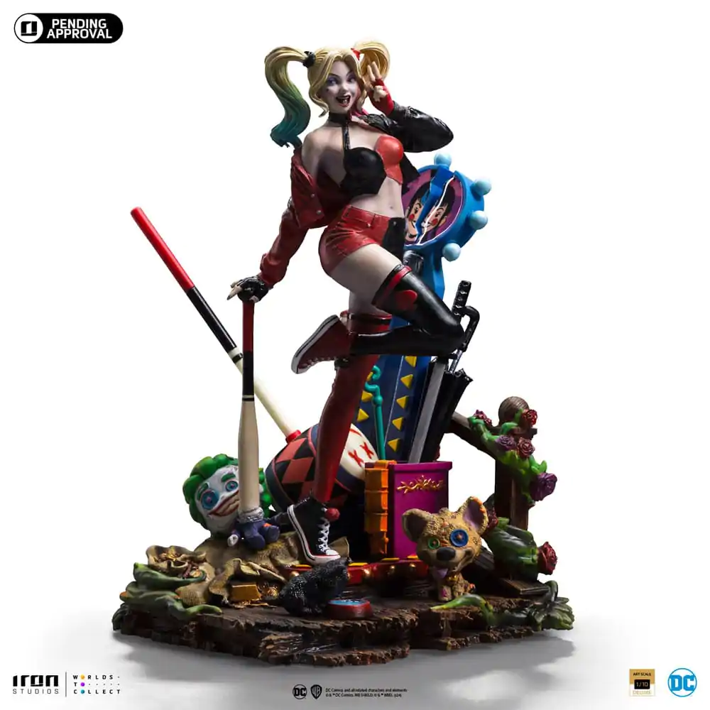 DC Comics Deluxe Art Scale Statue 1/10 Harley Quinn (Gotham City Sirens) 22 cm product photo