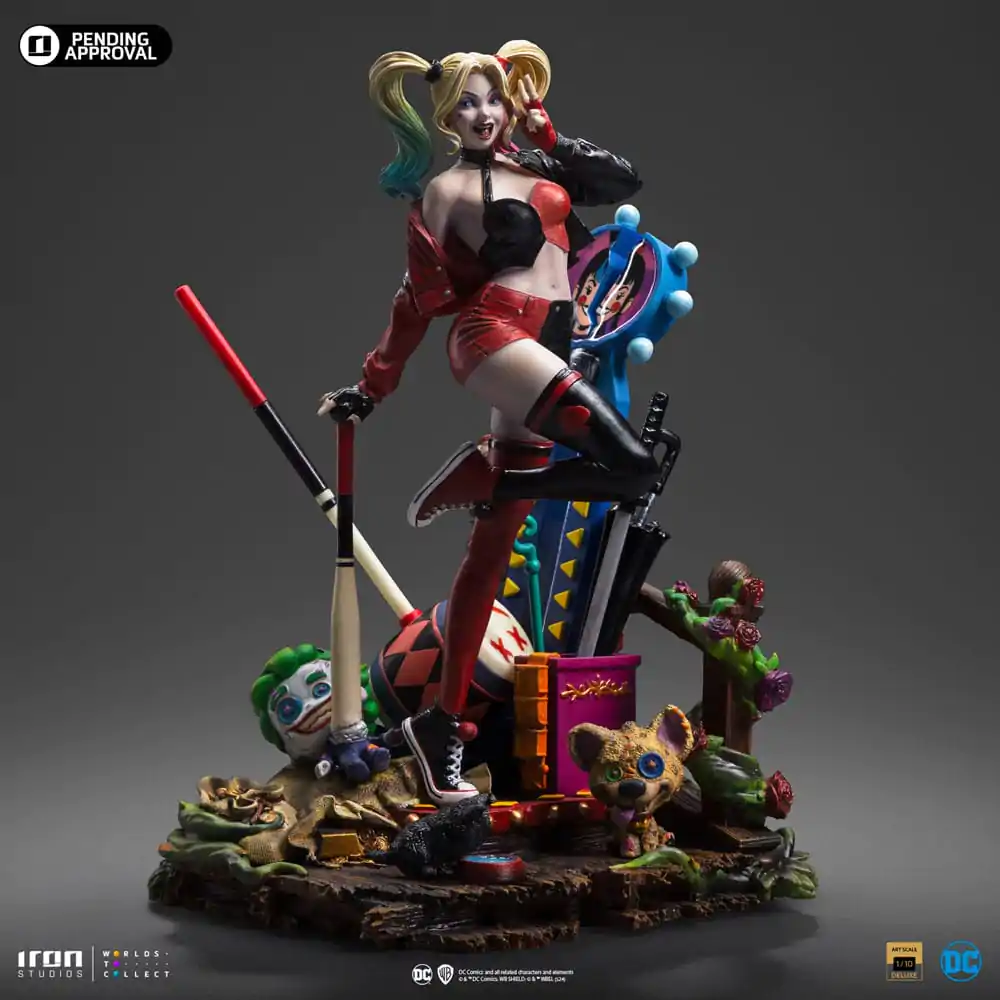 DC Comics Deluxe Art Scale Statue 1/10 Harley Quinn (Gotham City Sirens) 22 cm product photo